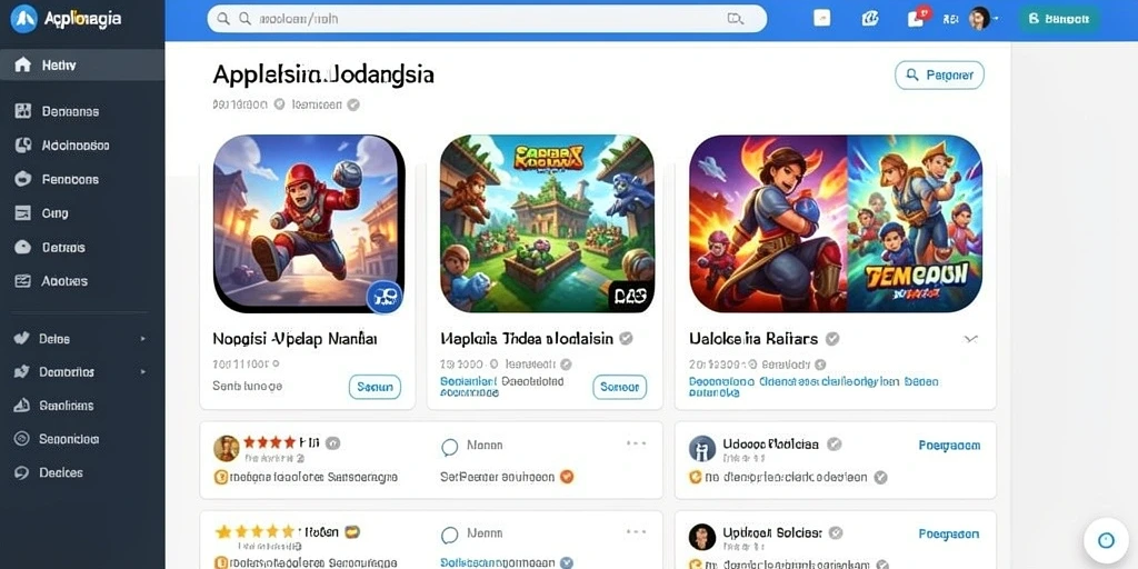 Tampilan awal aplikasi yang modern dan menarik.