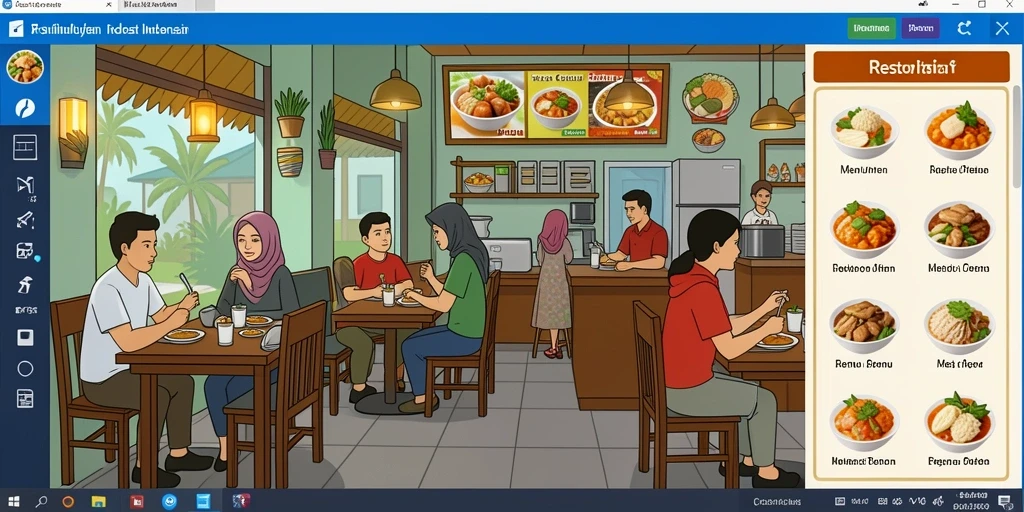 Tampilan antarmuka yang menarik dan user-friendly.
