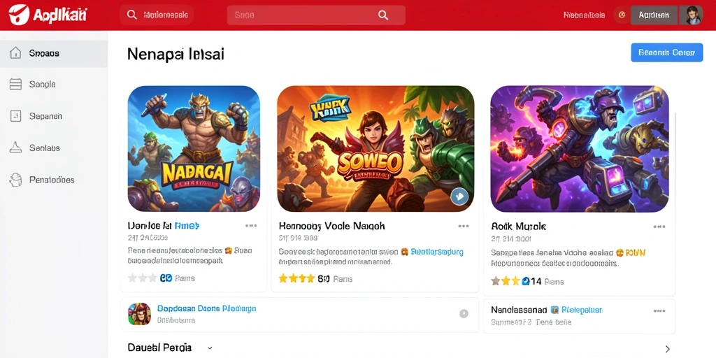 Layar utama DS99 dengan grafis yang mengagumkan.