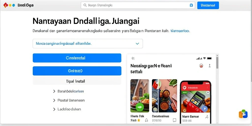 Tampilan Menu Utama yang Menarik dan User-Friendly.